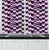 Ambesonne Chevron Kitchen Curtains, Zig Zag Arrows Geometric Symmetric Pattern Retro Stylized Old Design, Window Drapes 2 Panels Set for Kitchen Cafe, 55 W X 39 L Inches, Lilac Purple Black White