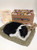 Perfect Petzzz Huggable Breathing Kitty Cat Pet Black & White Shorthair