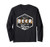Craft Beer Makes Me Hoppy Funny Drinking Humor Long Sleeve T-Shirt