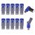 LHN -Bulk 10 Pack- 2GB Swivel USB Flash Drive USB 2.0 Memory Stick -Blue-