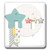 3dRose Cute Stars On Graph Circle With Ribbons Illustration - Light Switch Covers -lsp_328605_2-