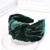 Gold Velvet Wide Side Hairband Knotted Headband Bezel Turban Women Vintage Lady Girls Hair Accessories Headwear Head Hoop E