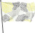 YIBENWANLI Flower Gray Yellow Flag Garden Flags Themed Welcome Party Seasonal Flag for Outdoors Waterproof Decoration Durable Yard Decor 3X5 ft