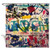 VinMea Urban Graffiti Paper Street Art Polyester Waterproof Fabric Bath Curtain with Hooks?Shower Curtain for Bathroom Decor 72 inch X 72 inch