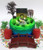 SHREK Birthday Cake Topper Set Featuring Shrek Cake Topper Figure and Decorative Accessories