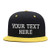 Custom Hat Embroidered. Your Own Text. Adjustable Back. Curved Bill