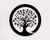 Enso Circle Tree Vinyl Wall Decal Zen Asian Style Decor Home Room Stickers Mural -2828di-