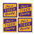 NCAA Legacy Lsu Tigers Thirsty Coaster 4-Pack One Size Sandstone