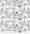 Peanuts Snoopy Comic Book Fabric by The Half 1/2 Yard Charlie Brown