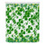 LB Happy St.Patricks Day Shower Curtain Spring Fresh Green Leaf Clover Design Shamrock Shower Curtain 60x72 inch Waterproof Polyester Fabric Irish Bathroom Decor with 10 Hooks