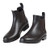 Asgard Womens Short Rain Boots Waterproof Black Elastic Slip On Ankle Booties 8.5 Dark Brown EU39