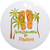 Hitonlon Christmas Ornament-Honeymoon Jamaica Ornament 2020 Holiday Present Xmas Tree Decorations Ornament Flat Circle Ceramic 2.87 inch
