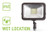 ASD LED Floodlight 20W with Knuckle Mount Commercial Grade Super Slim Compact SMD Outdoor Landscape Security Waterproof 3000K (Warm Light) UL Listed DLC Certified