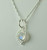 Rainbow Moonstone 925 Solid Sterling Silver Handmade Pendant Chain Necklace