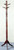 Roundhill Furniture Solid Wood Swivel Head Hall Tree Coat Rack, Cherry Finish