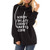 KINGOLDON Womens Casual Hooded Lettle Print Sweatshirt Loose Drawstring Pullover Hoodies Black