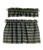 Melody Jane Dollhouse Green and Blue Cafe Curtains Miniature Window Accessory