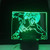 3D Night Light Illusion LED Anime Decor Lamps USB Attack on Titan Anime Eren Yeager Titan 3D Night Light for Kids Bedroom Decor Light Colors Changing Table Night Lamp Manga Gift SGKL