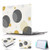 PapyHall MacBook Pro 13 inch Retina Case 2015-2012 Release A1425 A1502 Plastic Shell Case for MacBook Pro 13 inch with Retina Display-Not Touch- A1502 A1425 Gray Circle