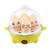 Rapid Egg Cooker7 Egg Capacity Electric Egg Cooker for Hard Boiled Eggs Poached Eggs Scrambled Eggs or Omelets with Auto Shut Off Feature -Yellow-