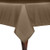 Ultimate Textile 54 x 54-Inch Square Polyester Linen Tablecloth Toast Dark Brown