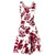 KYLEON Womens Dresses Vintage Floral Sleeveless A Line Summer Party Beach Casual Elegant Midi Flared Tank Swing Dress