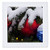 3dRose Green Christmas tree. White snow red blue ornament balls. - Quilt Squares -qs_340390_7-