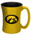 NCAA Iowa Hawkeyes Mocha Mug 14-ounce Yellow