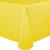 Ultimate Textile 52 x 70-Inch Oval Polyester Linen Tablecloth Lemon Yellow