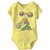 A and E Designs Popeye Baby Romper Sketch Onesie Yellow 18 Months