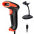 Tera 2D Barcode Scanner with Stand Wired USB 2.0 Handheld Read 2D QR Code Scanner Data PDF417 Matrix 1D Bar Code CMOS Image Barcode Reader for Windows Mac Linux Plug and Play