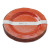 tag - Veranda Melamine Dinner Plate, Durable, BPA-Free and Great for Outdoor or Casual Meals, Coral (Set Of 4)