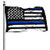 other1 Retired Police Officer Thin Blue Line American Flag America Flag 4x6 Ft Printed Polyester Military Flag Army Flag Banner Breeze Flag