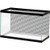ScottDecor Black and White PVC Aquarium Background Geometric Chevron Zigzags Vertical Lines Monochrome Herringbone Pattern Decals Sticker Black White L24 X H12 Inch