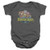 Fraggle Rock Toddler Circle Logo Onesie 6 Months Charcoal