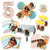 Moana Party Supplies 8 Guest Kit and 5th Birthday Balloon Bouquet Decorations