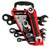 Performance Tool W1166 Black SAE Ratchet Wrench Set, 6 Piece Set