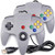 2 Pack Classic N64 Controller SAFFUN N64 Wired USB PC Game pad Joystick N64 Bit USB Wired Game Stick Joy pad Controller for Windows PC MAC Linux Raspberry Pi 3 Genesis Higan