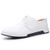 ZZHAP Mens Casual Oxford Shoes Breathable Flat Fashion Sneakers -12 D-M- US White02-