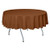 Ultimate Textile 72-Inch Round Polyester Linen Tablecloth Copper Brown