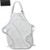 3dRose Black and Image of Gold Random Circles and Triangles Pattern - Aprons -apr_326604_2-