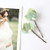 Eucalyptus hair piece - leaf hair bobby pin - green leaf hair pin-floral hair pin - rustic hair pin - bridal hair piece- wedding hair pin- woodland bobby pins