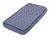 Bacati - Tribal/Aztec Muslin Quilted Changing Pad Cover -Small Triangles Navy-