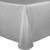 Ultimate Textile Bridal Satin 60 x 84-Inch Oval Tablecloth Silver Grey