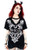 Restyle Witchcraft Wicca Choker Top - Black -2XL-