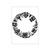 Darice Embossing Folder A6 Template House Pattern Open Circle Transparente