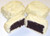 Scotts Cakes White Chocolate Covered Brownie Bites in a 1 Pound Plastic Deli Container