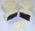 Scotts Cakes White Chocolate Covered Brownie Bites with White Chocolate Chips in a 1 Pound Plastic Deli Container