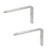 -2 Pieces- Simple and Stylish Triangle Bracket Widened Thickened Right Angle Iron Frame Fixed Shelf Wall Shelf partition Tripod Bracket Waterproof and Rust