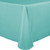 Ultimate Textile 60 x 102-Inch Oval Polyester Linen Tablecloth Aqua Blue
